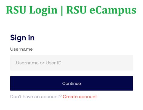 my rsu log in.